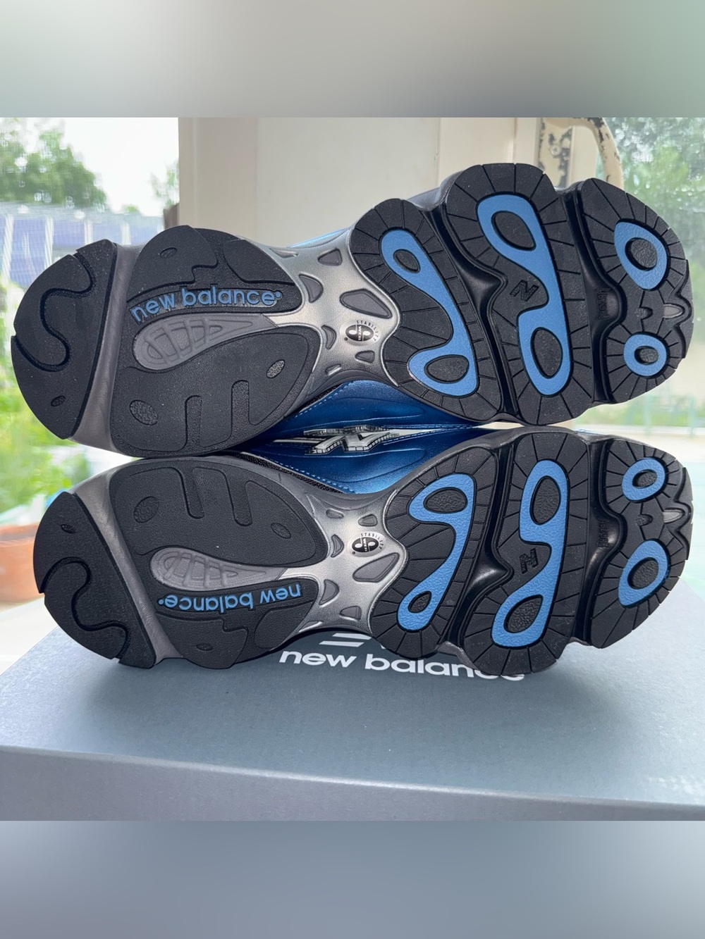New Balance 1000 M1000ENV Sea Stone Navy Y2K ABZORB Sneakers Men's 10.5 D - Picture 11 of 14